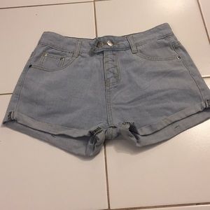 *BOGO 50%*Light wash high waist jean shorts